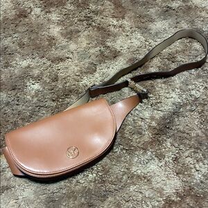 New Michael Kors Brown Leather Shoulder Bag